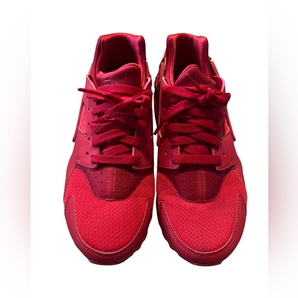 Nike Air Huarache Red Running Shoes, 6.5Youth - Picture 4 of 5